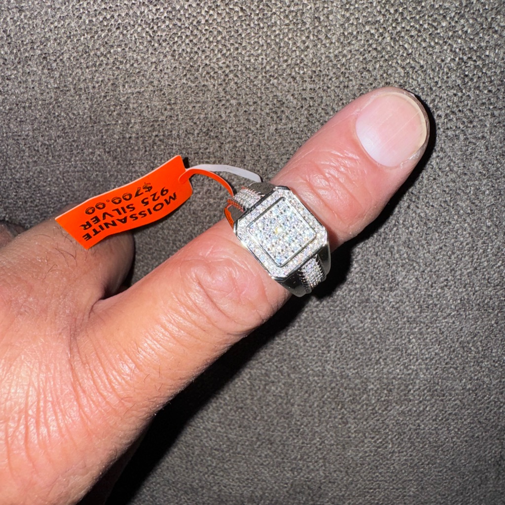 Statement Piece 1.5 Carat Total Weight Moissanite